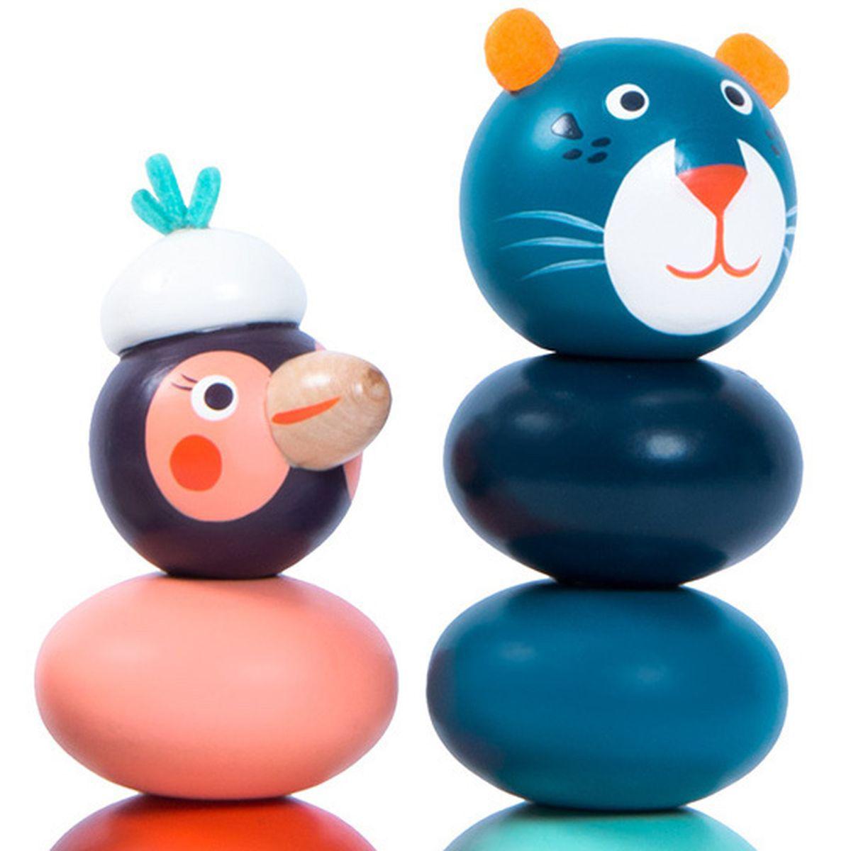 Empilable animaux multi-activités DANS LA JUNGLE Moulin Roty