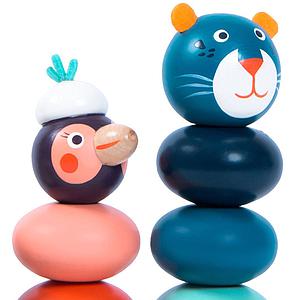 Empilable animaux multi-activités DANS LA JUNGLE Moulin Roty