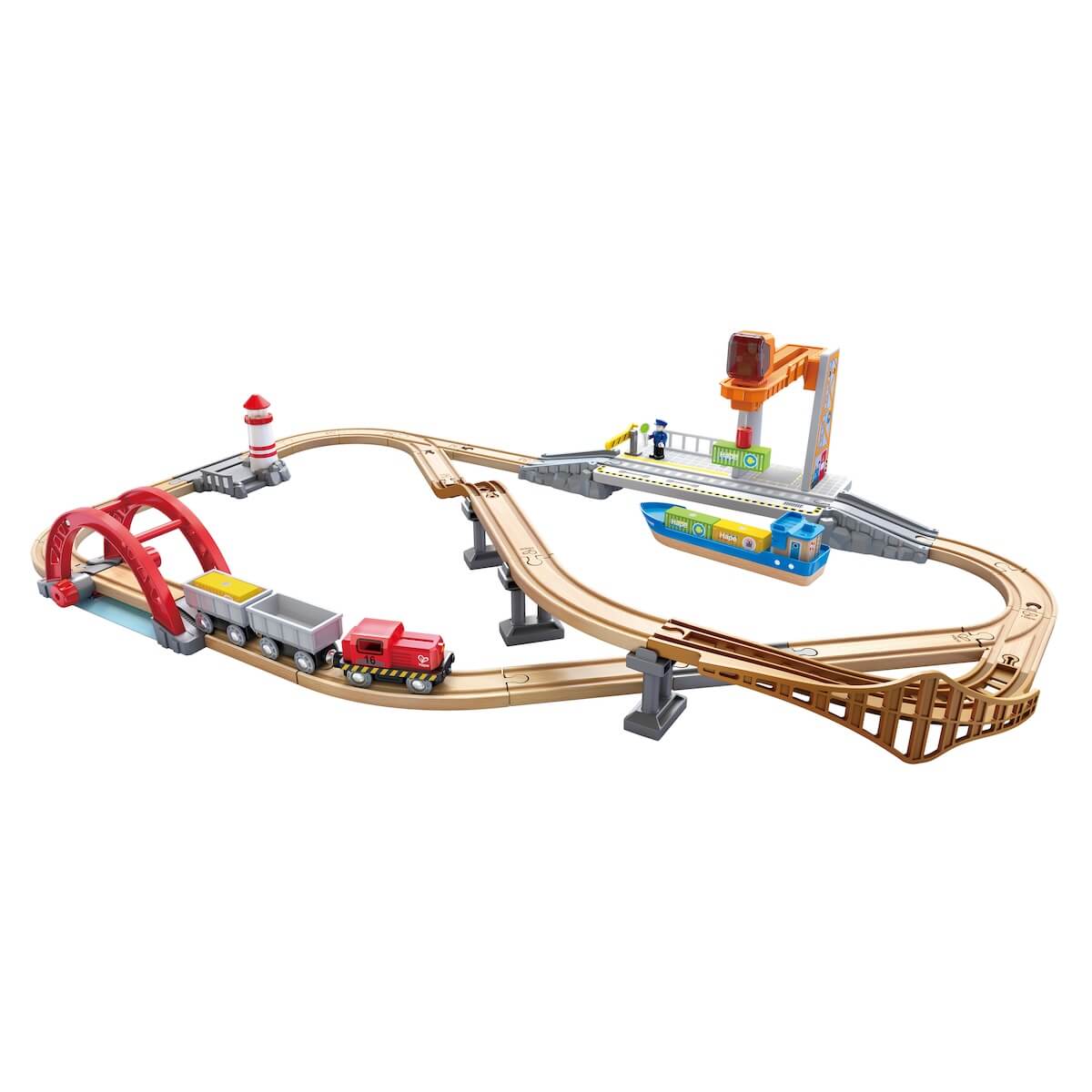 Ensemble de fret maritime et ferroviaire Hape