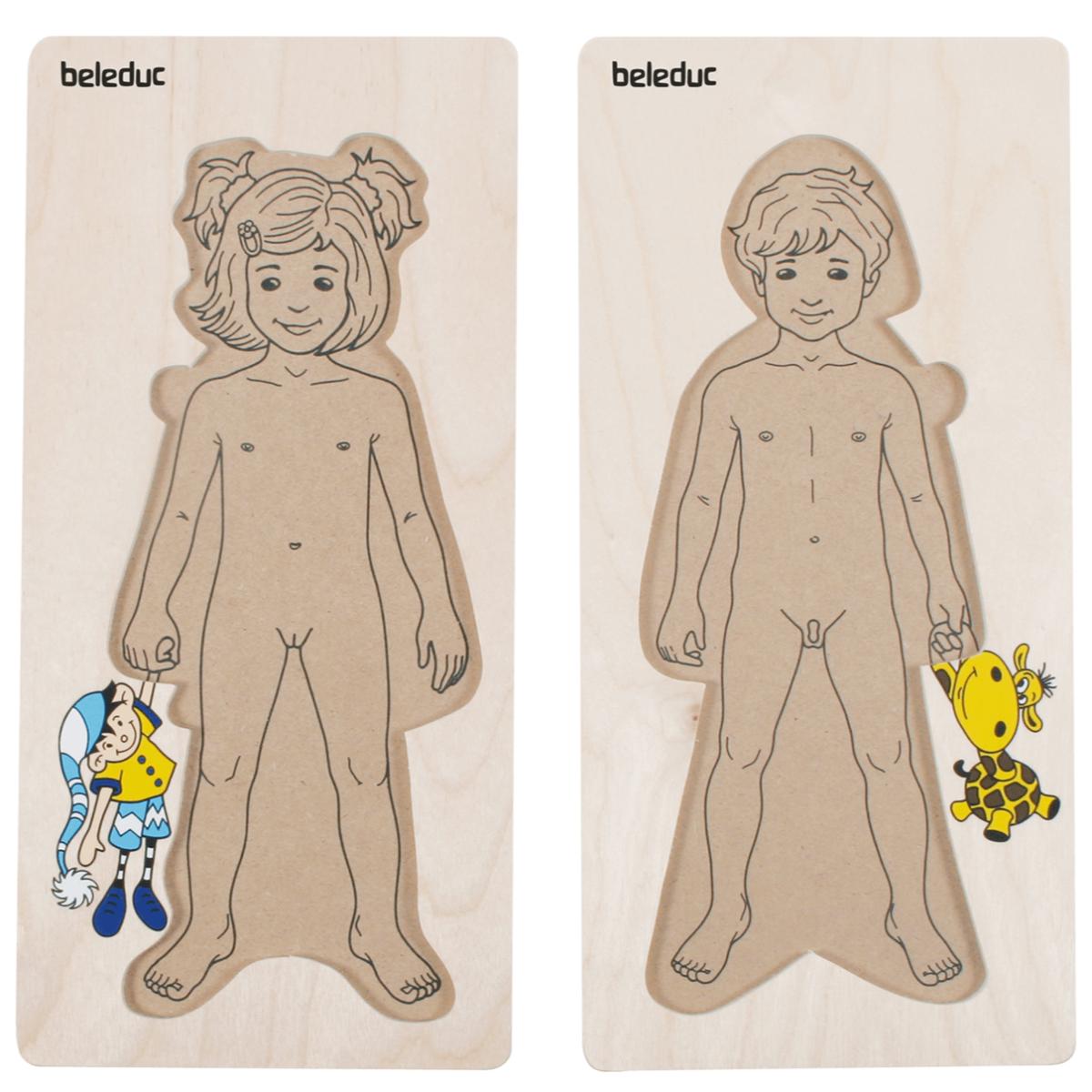 Ensemble de puzzles multiniveaux Anika & Denis Beleduc