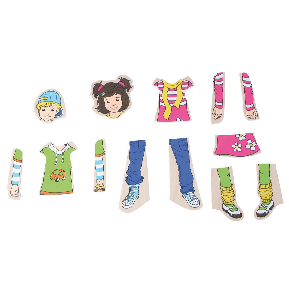 Ensemble de puzzles multiniveaux Anika & Denis Beleduc