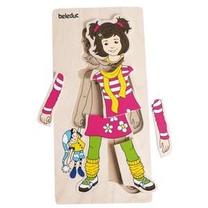 Ensemble de puzzles multiniveaux Anika & Denis Beleduc