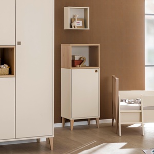 Étagère 1 niche 1 porte droite MILA & BEN Paidi Beige cashmere-bois scandinave