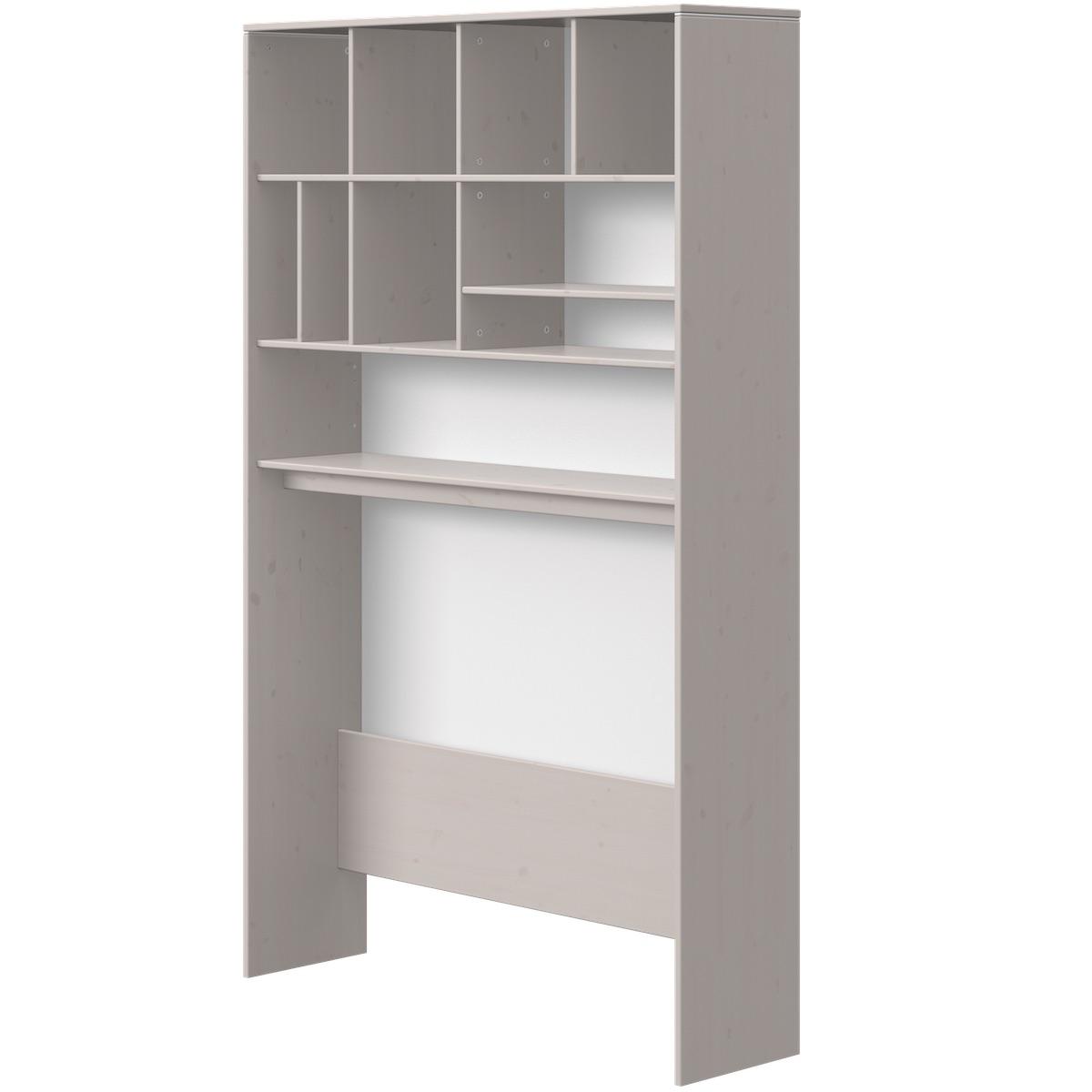 Etagère bureau-lit 126x203cm CLASSIC Flexa grey washed