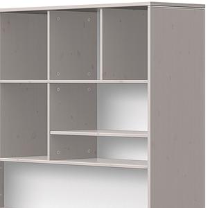 Etagère bureau-lit 126x203cm CLASSIC Flexa grey washed