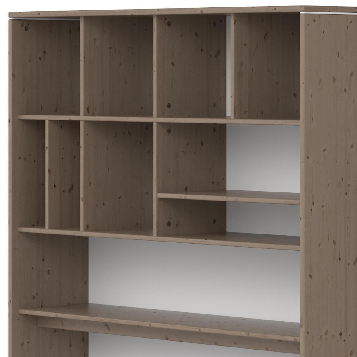 Etagère bureau-lit 126x203cm CLASSIC Flexa terra