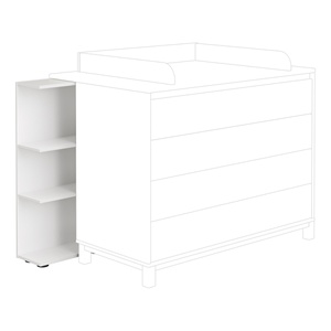 Étagère de rangement pour commode OLLI Paidi blanc