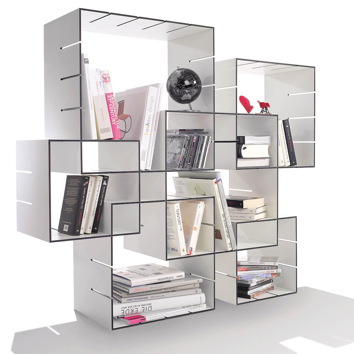 Étagère de sol 3pcs KONNEX Müller Small Living blanc