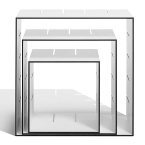 Étagère de sol 3pcs KONNEX Müller Small Living blanc