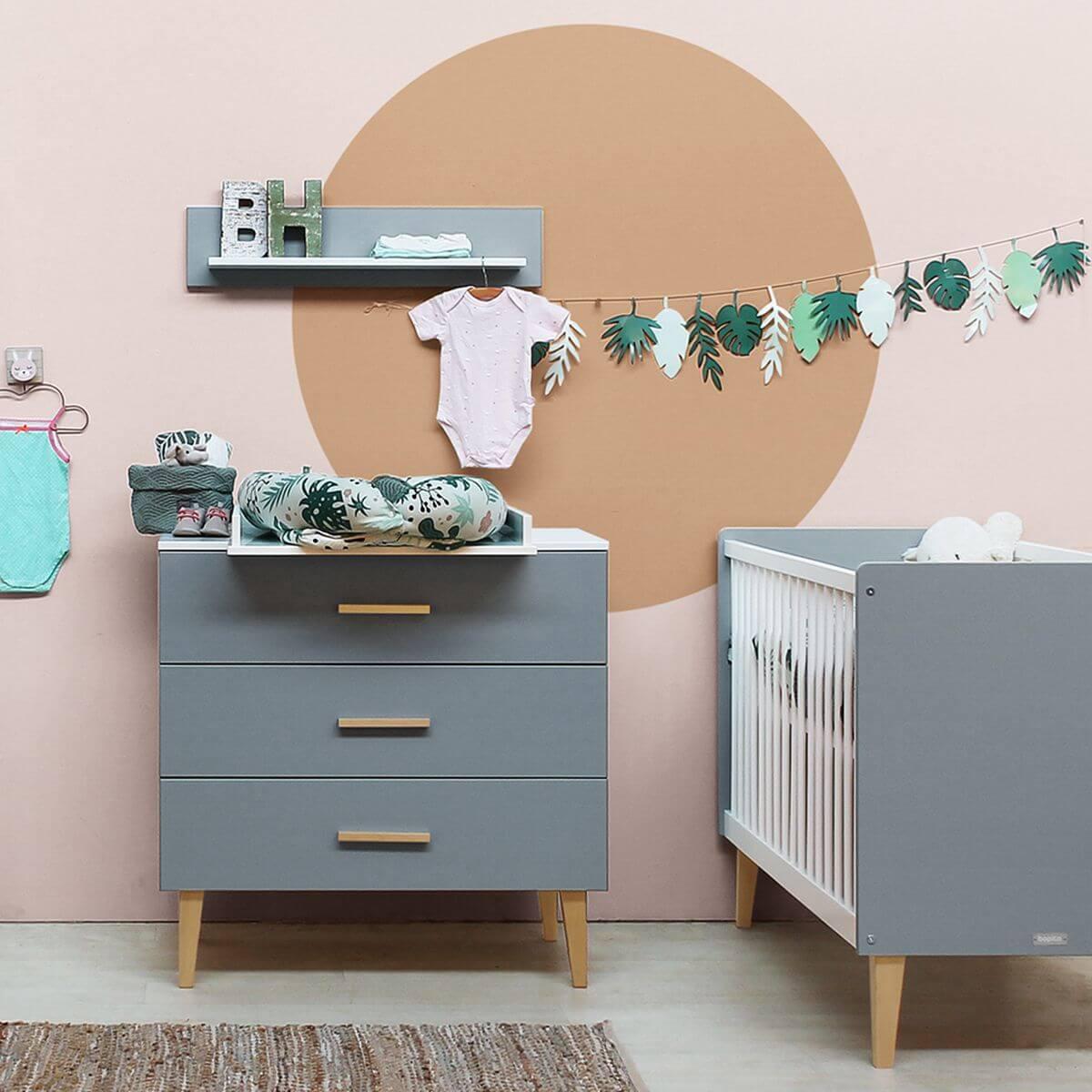 Étagère EMMA Bopita blanc-gris