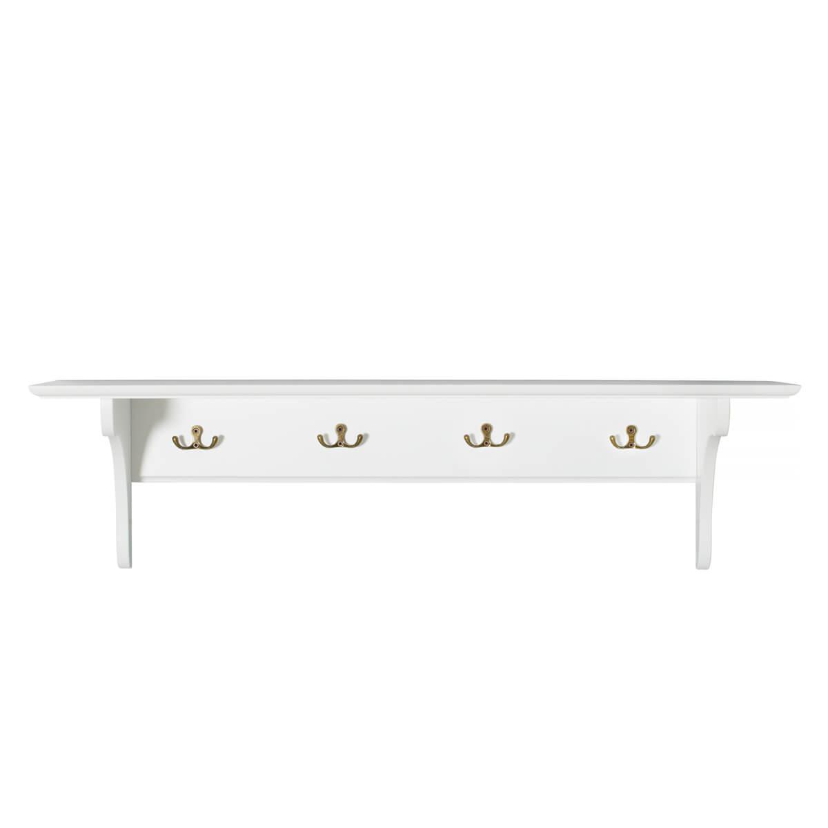 Etagère murale 4 crochets SEASIDE Oliver Furniture blanc