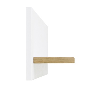 Étagère murale MIKA Bopita blanc chêne