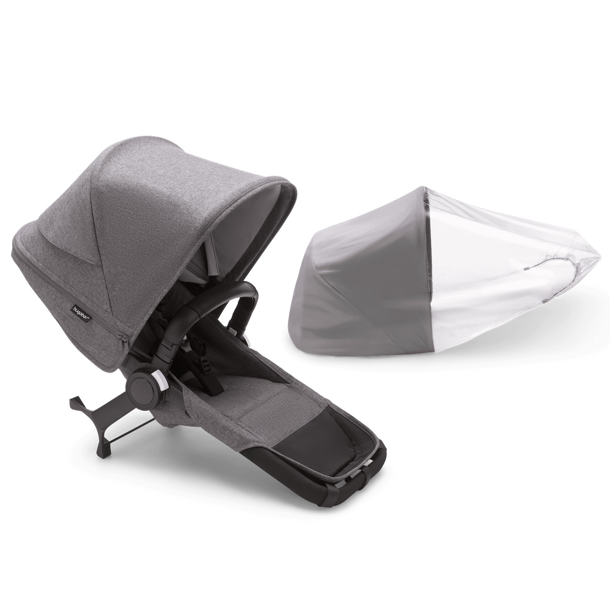 Extension complète bugaboo DONKEY 5 DUO gris chiné