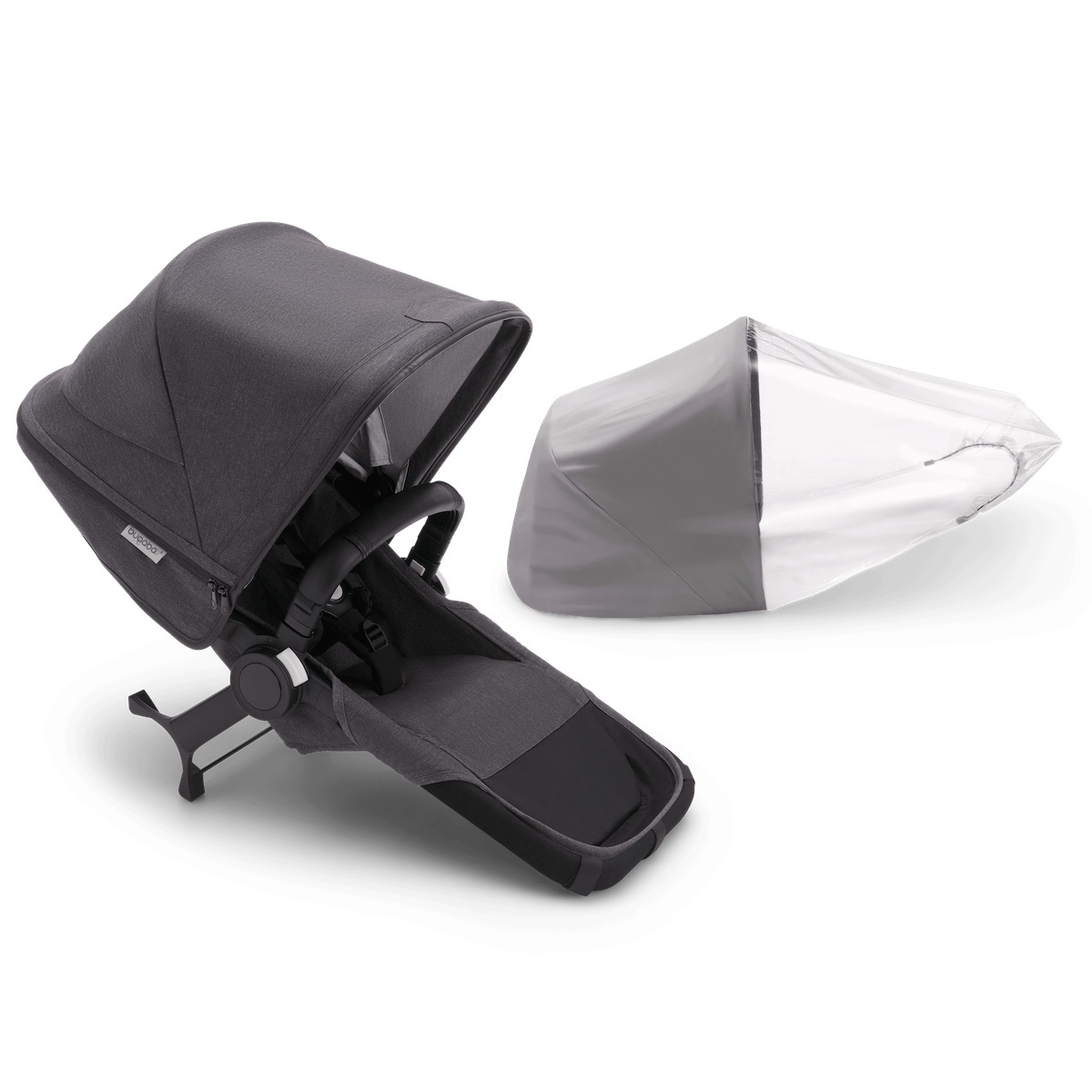 Extension complète bugaboo DONKEY 5 DUO MINERAL noir délaver