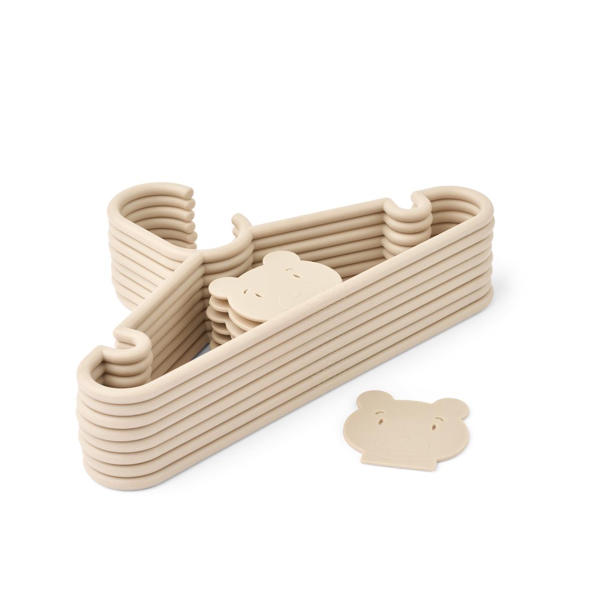 Falton Mr Bear Hanger 8-Pack Liewood Mr bear / Sandy