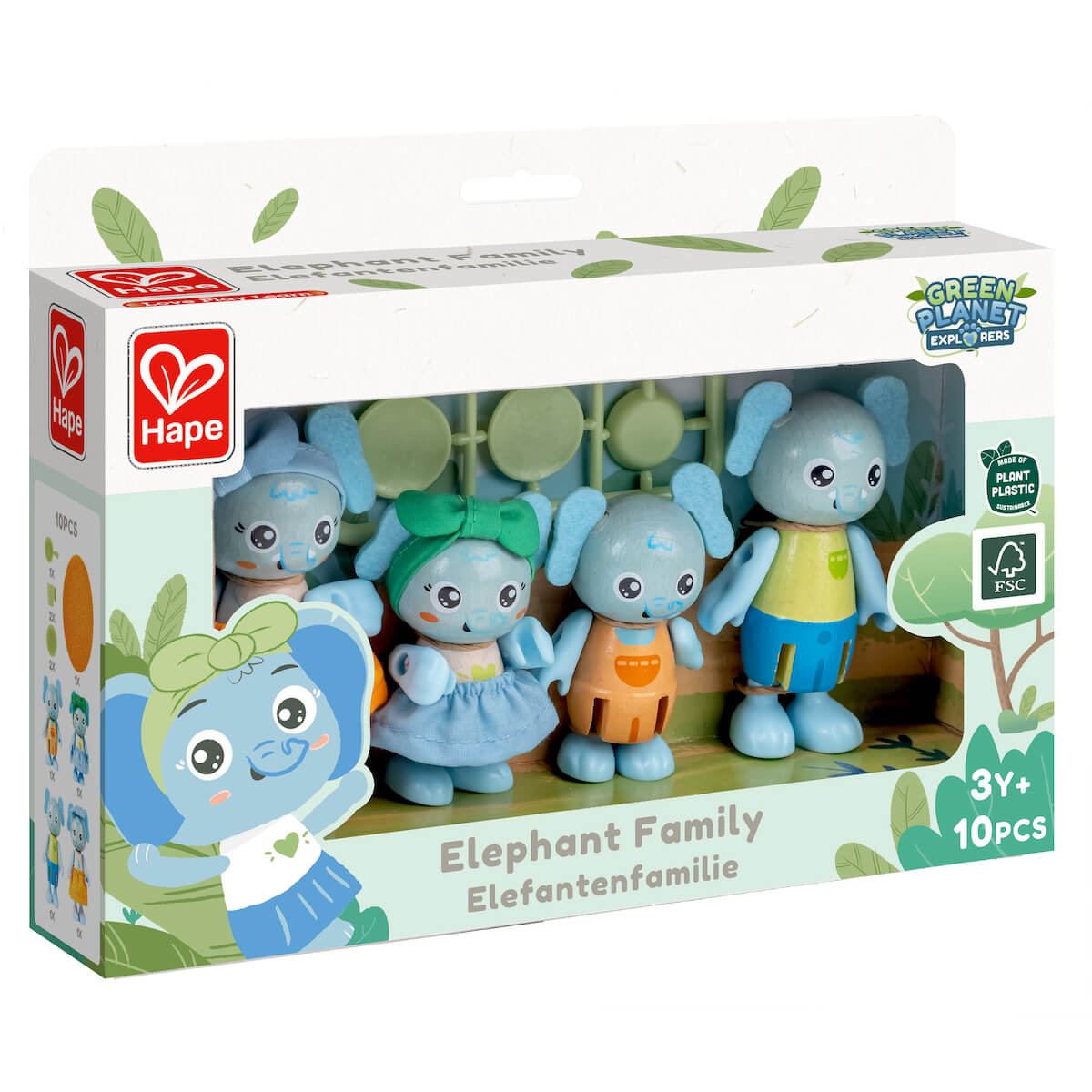 Famille d'éléphants Hape