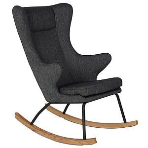 Fauteuil à bascule adulte DE LUXE Quax noir