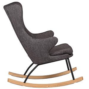Fauteuil à bascule adulte DE LUXE Quax noir