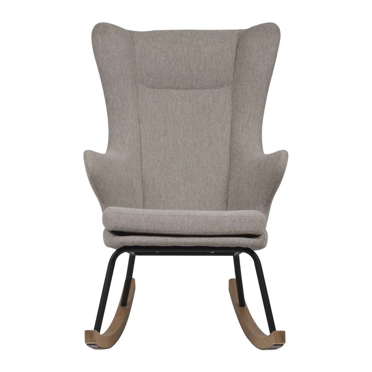 Fauteuil à bascule adulte DE LUXE Quax Sand grey