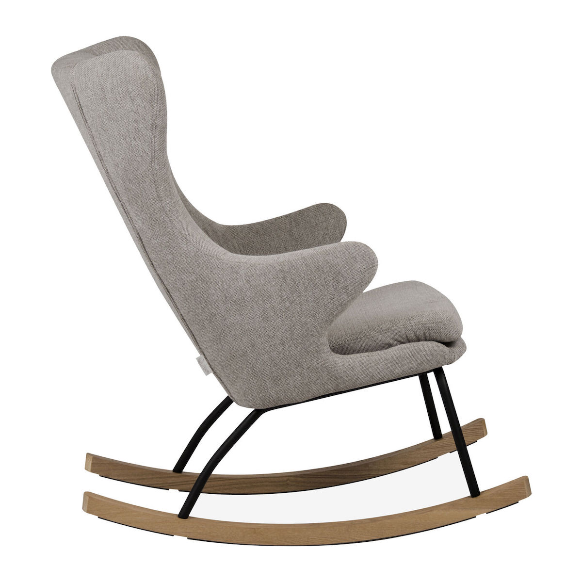 Fauteuil à bascule adulte DE LUXE Quax Sand grey