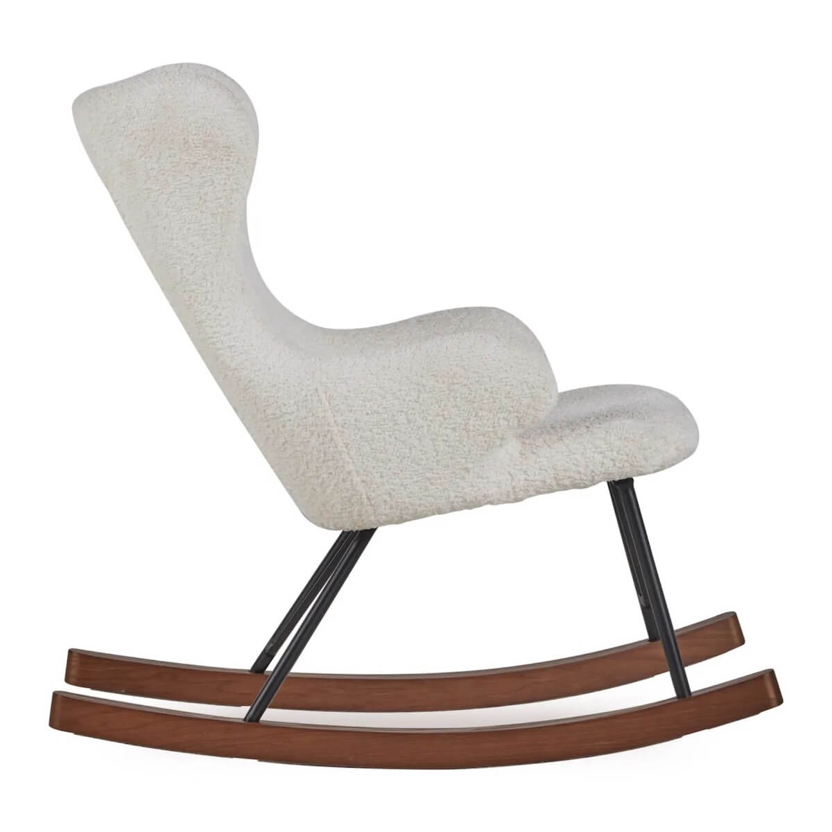 Fauteuil à bascule enfant DE LUXE Quax Creme