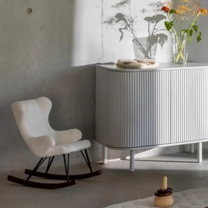 Fauteuil à bascule enfant DE LUXE Quax Creme