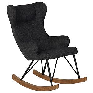 Fauteuil à bascule enfant DE LUXE Quax noir