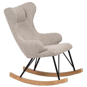 Fauteuil à bascule enfant DE LUXE Quax Sand grey