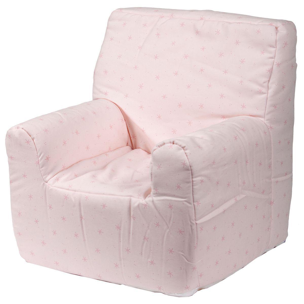 Fauteuil enfant STAR Barrutoys rose