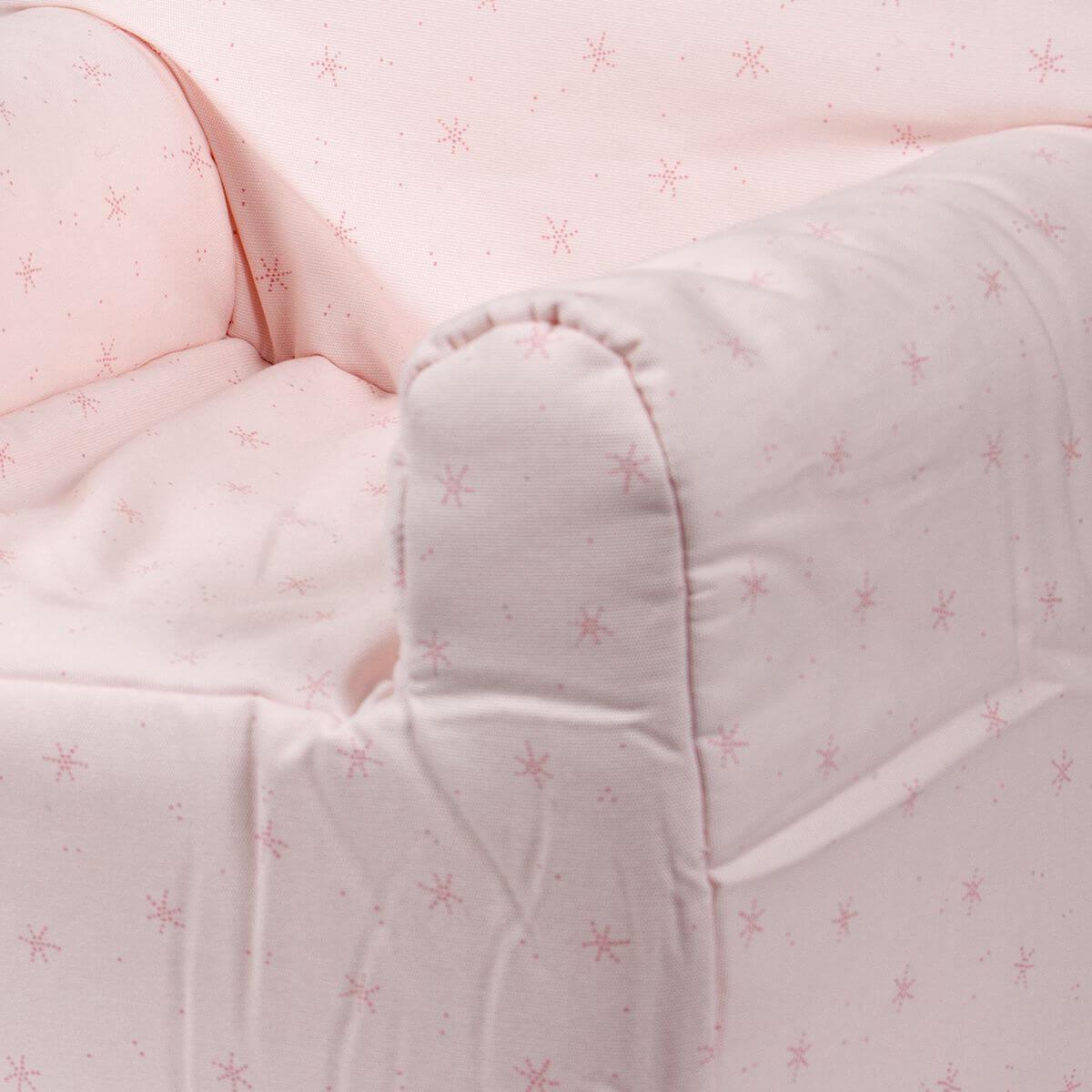 Fauteuil enfant STAR Barrutoys rose