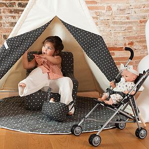 Fauteuil enfant STARS gris
