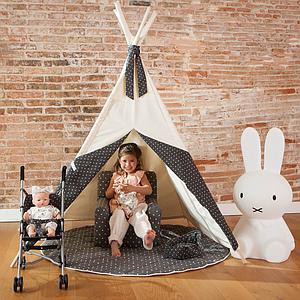 Fauteuil enfant STARS gris