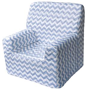 Fauteuil enfant ZIG ZAG Abitare Kids bleu clair