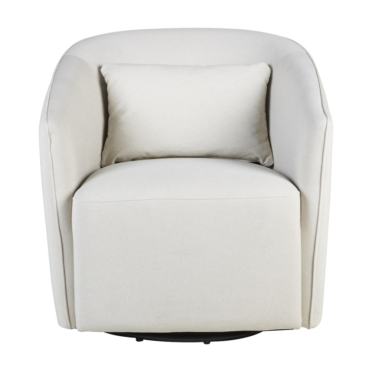 Fauteuil SWIVEL & GLIDING GOMI Quax mohair beige
