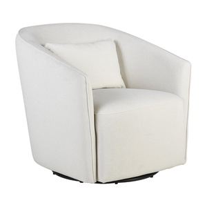 Fauteuil SWIVEL & GLIDING GOMI Quax mohair beige