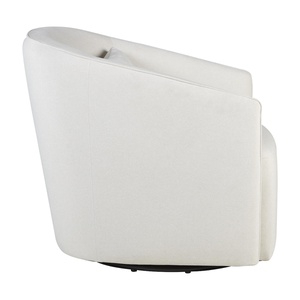 Fauteuil SWIVEL & GLIDING GOMI Quax mohair beige