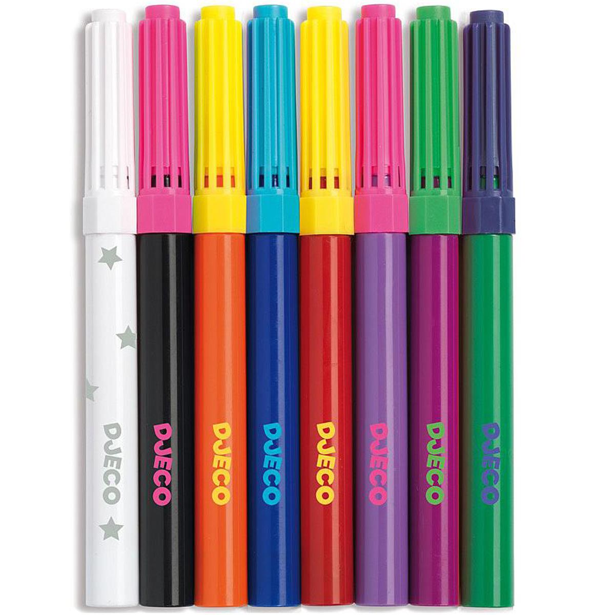 Feutres magiques-par 10 LES COULEURS POUR LES PETITS Djeco