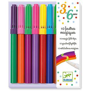 Feutres magiques-par 10 LES COULEURS POUR LES PETITS Djeco