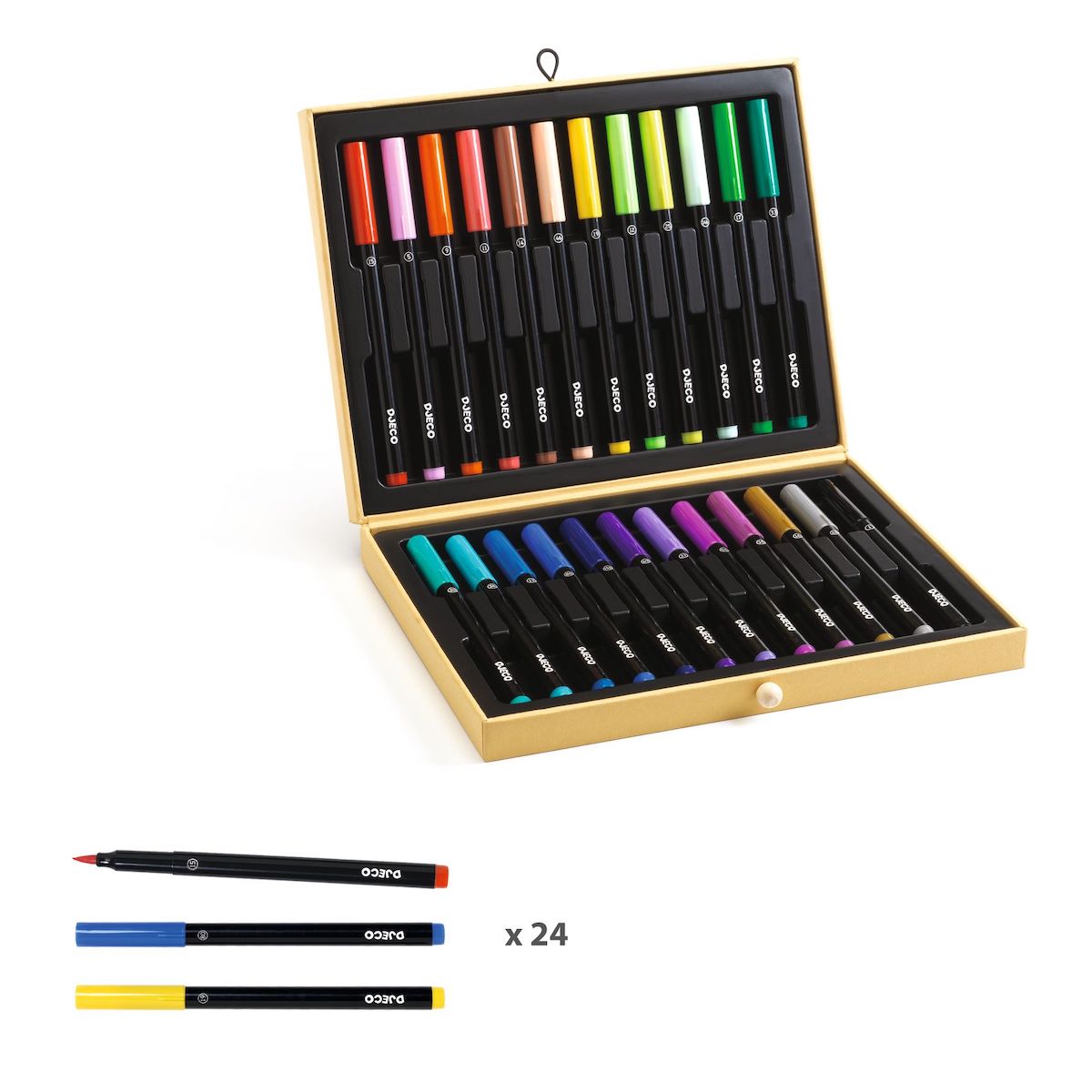 Feutres pinceaux 1ers LES COULEURS Djeco