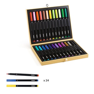 Feutres pinceaux 1ers LES COULEURS Djeco