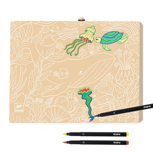 Feutres pinceaux 1ers LES COULEURS Djeco