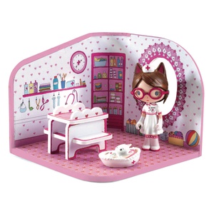 Figurine Milou tinyshop MONDE IMAGINAIRE Djeco