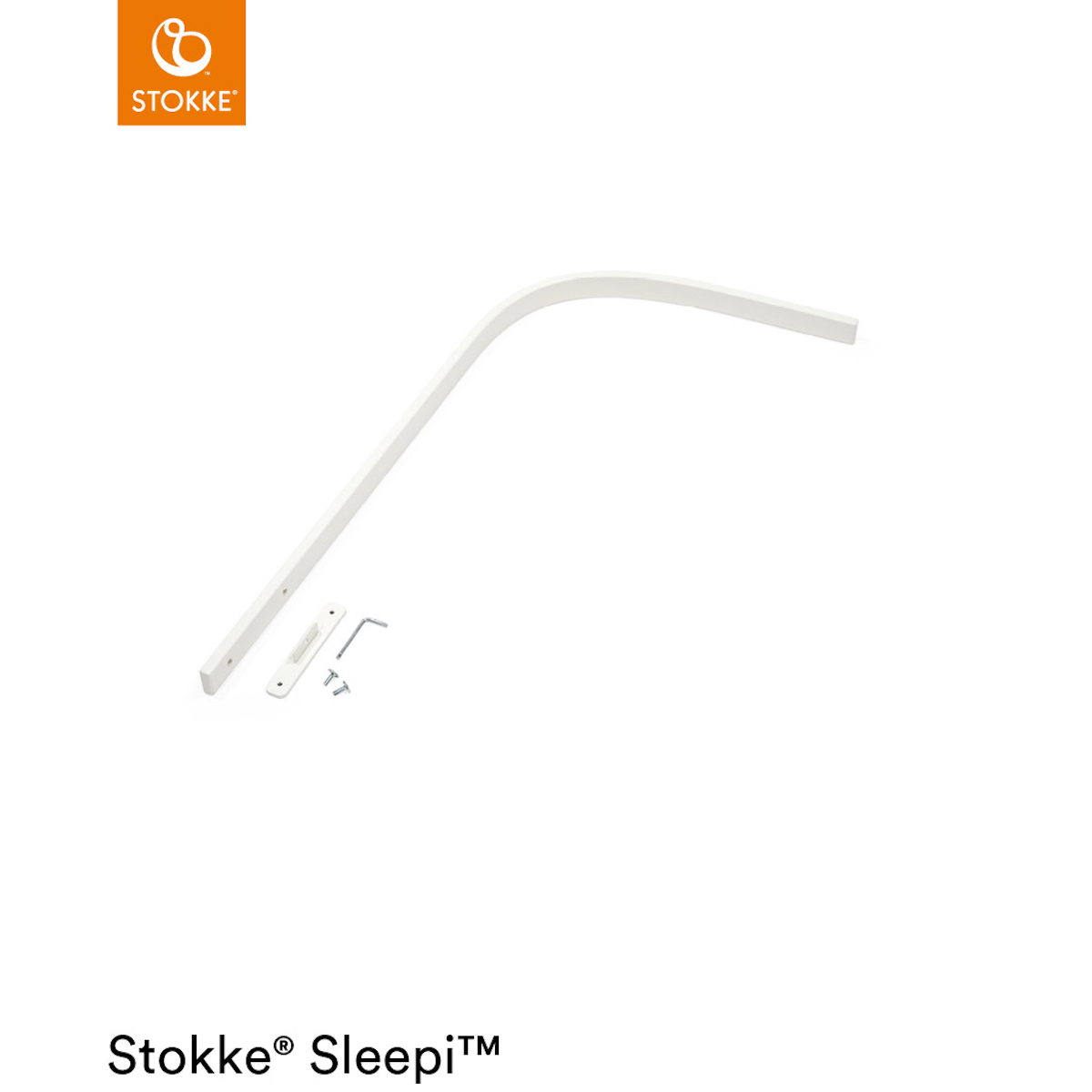 Flèche de lit SLEEPI V3 Stokke blanc