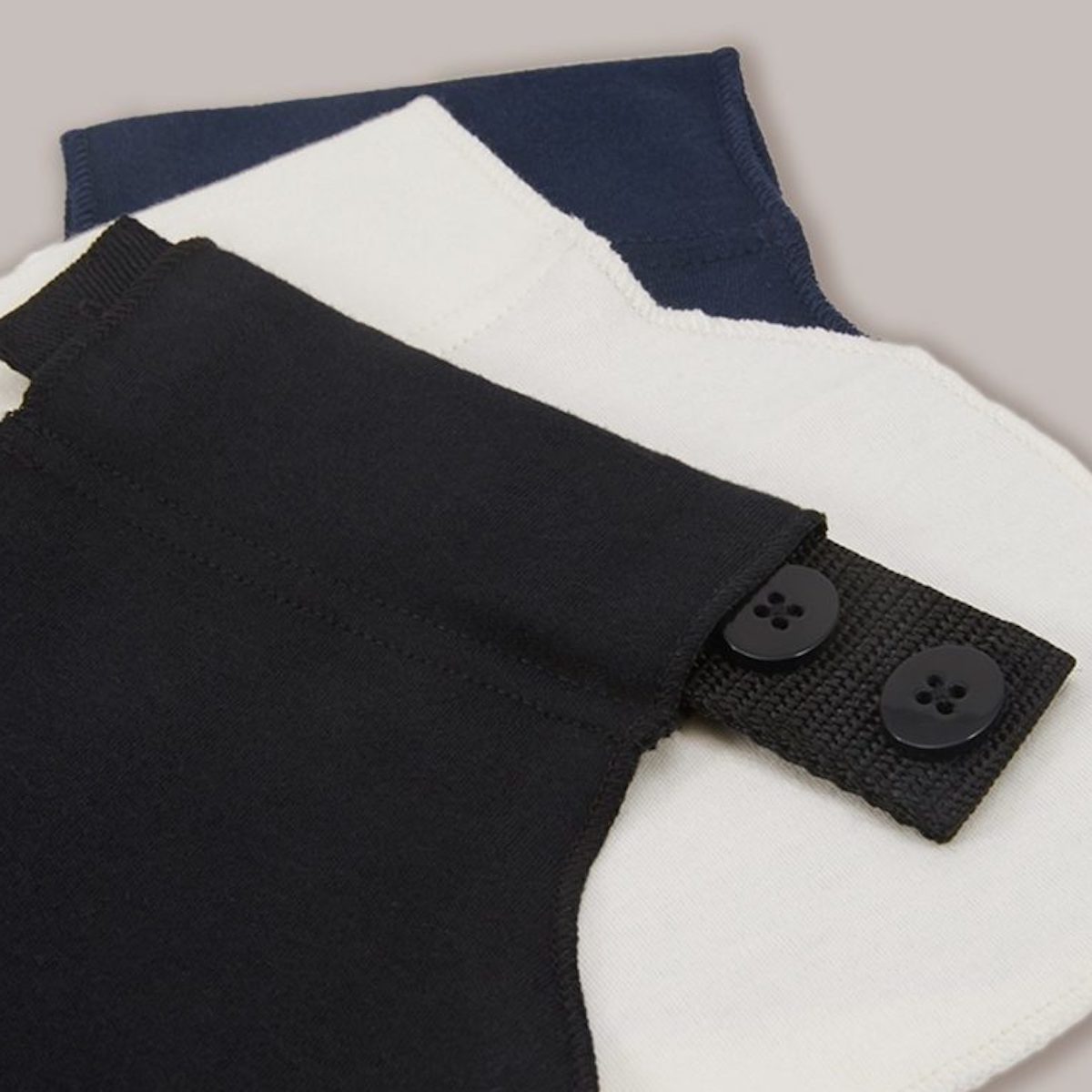 Flexibelt Extension de Ceinture Uni Carriwell Noir Marine Blanc
