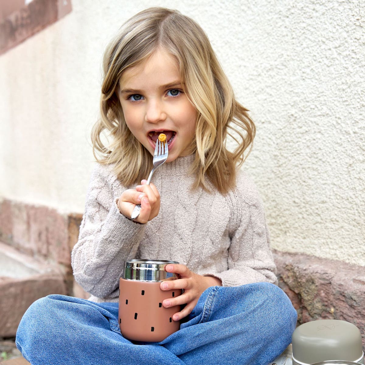 Food Jar Happy Prints caramel Laessig