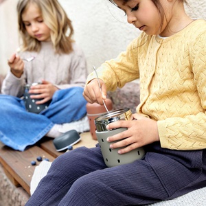 Food Jar Happy Prints light olive Laessig