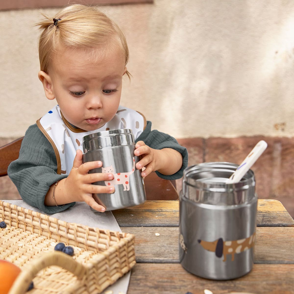 Food Jar LITTLE MATEYS Laessig spicy orange 