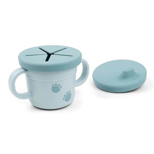 Foodie Snack & Trinkbecherset ELPHEE Done by Deer blau