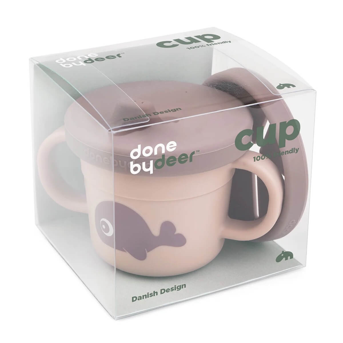 Foodie Snack & Trinkbecherset WALLY Done by Deer rosa