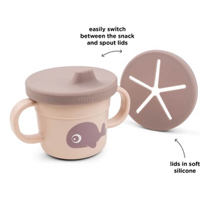 Foodie Snack & Trinkbecherset WALLY Done by Deer rosa